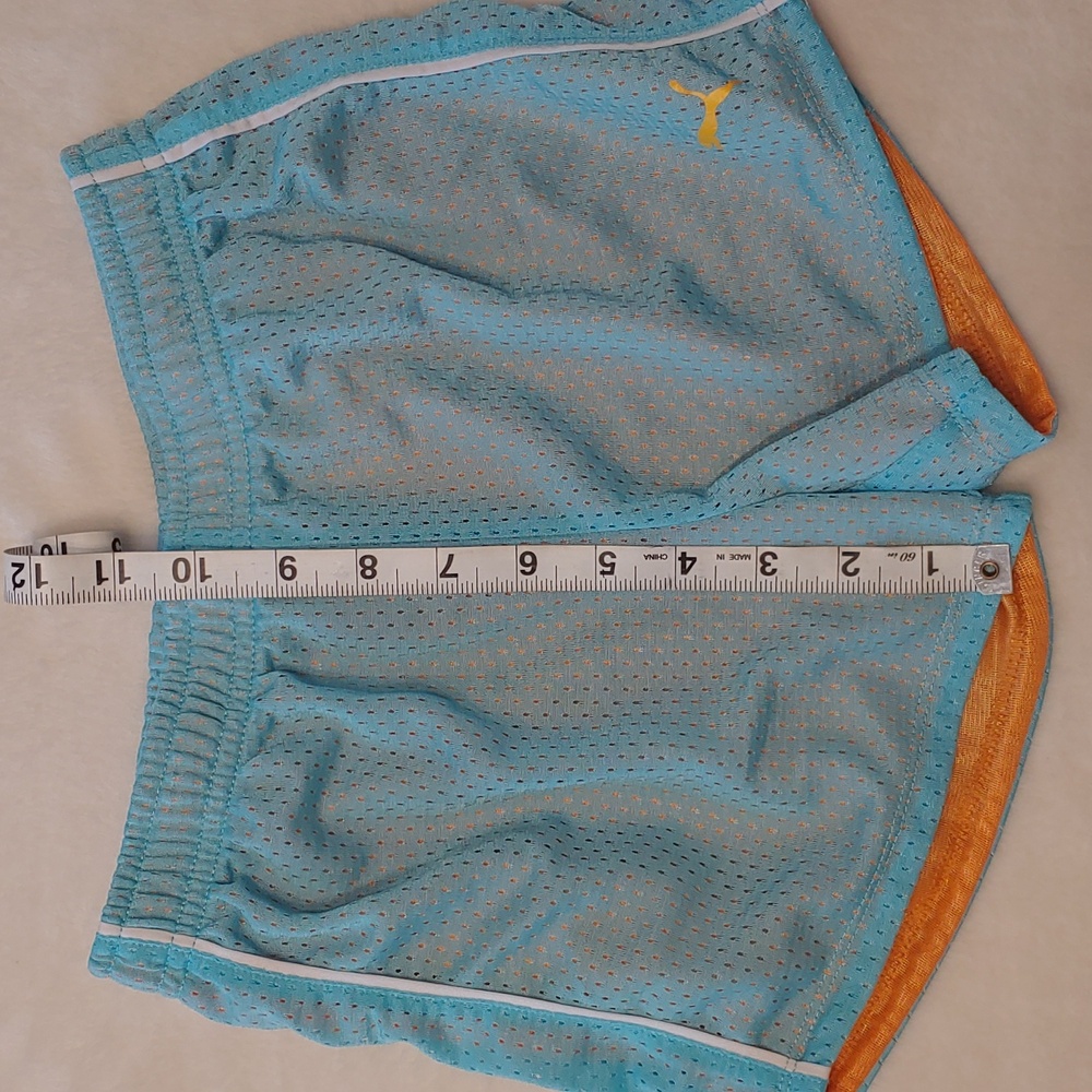 🎁Puma girls mesh shorts w/ lining sz M 8/10 - Picture 7 of 8